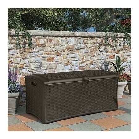 Suncast 70 GAL WICKER DECK BOX DBW7000